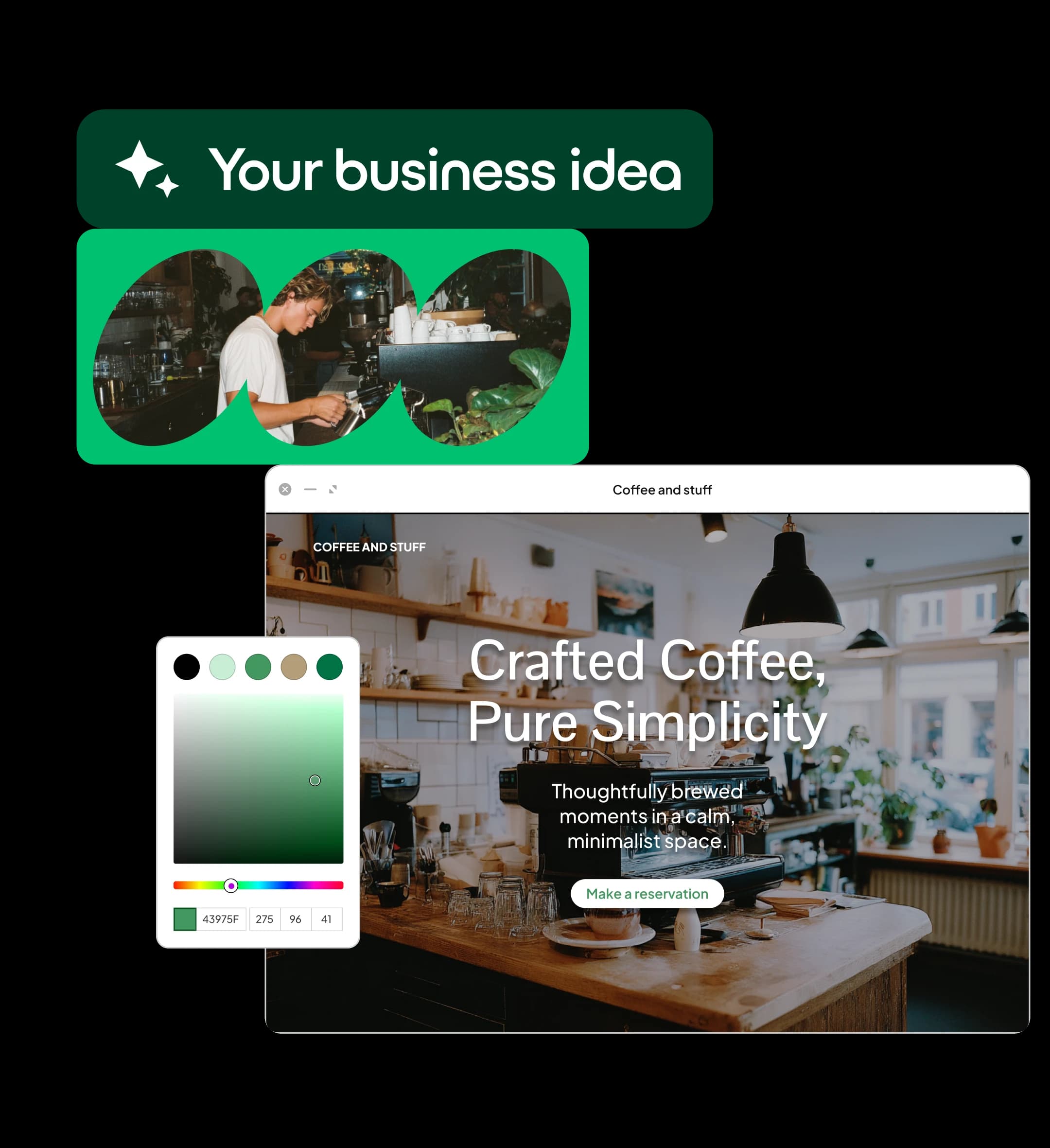 Bring your business online in 4 easy steps