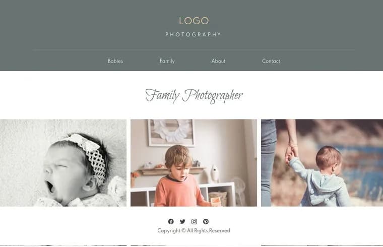 portfolio and CV template 1