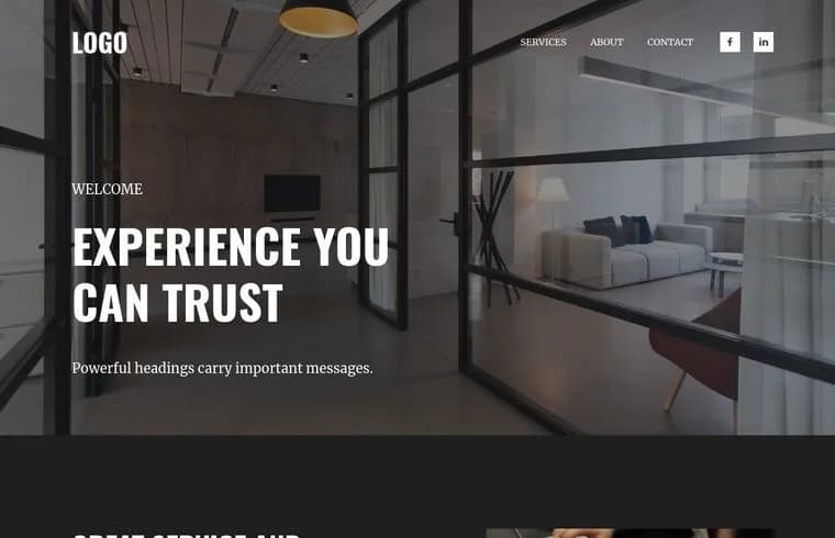portfolio and CV template 2